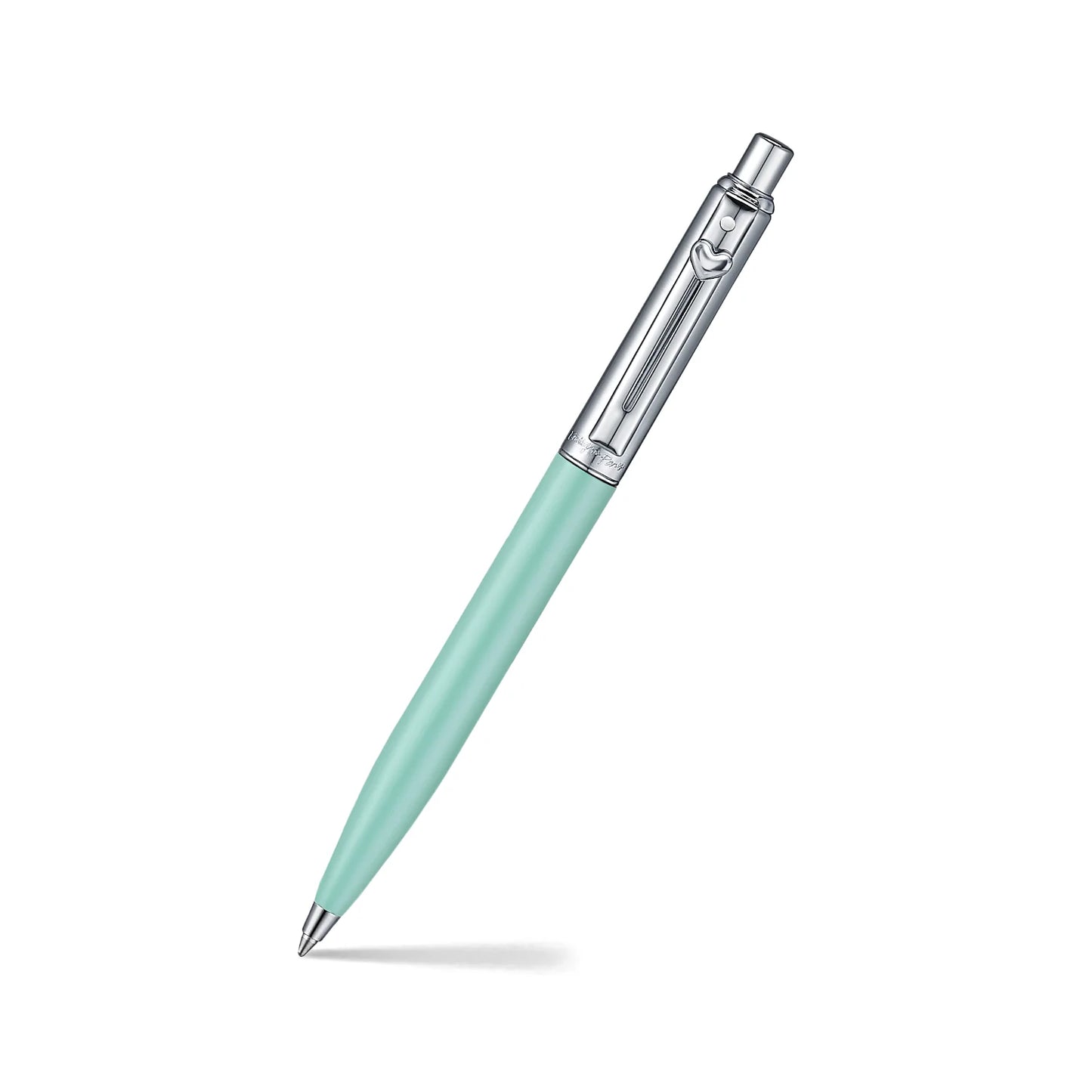 Sheaffer 321 Sentinel EIP Mt Green Ball Pen Heart Emblem Ball Pen