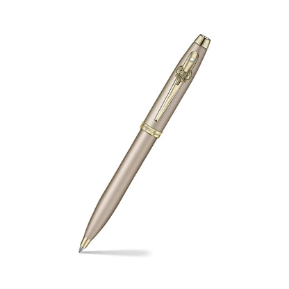 Sheaffer 9377Ball Pen EIP Champagne Gold Bow Emblem Ball Pen