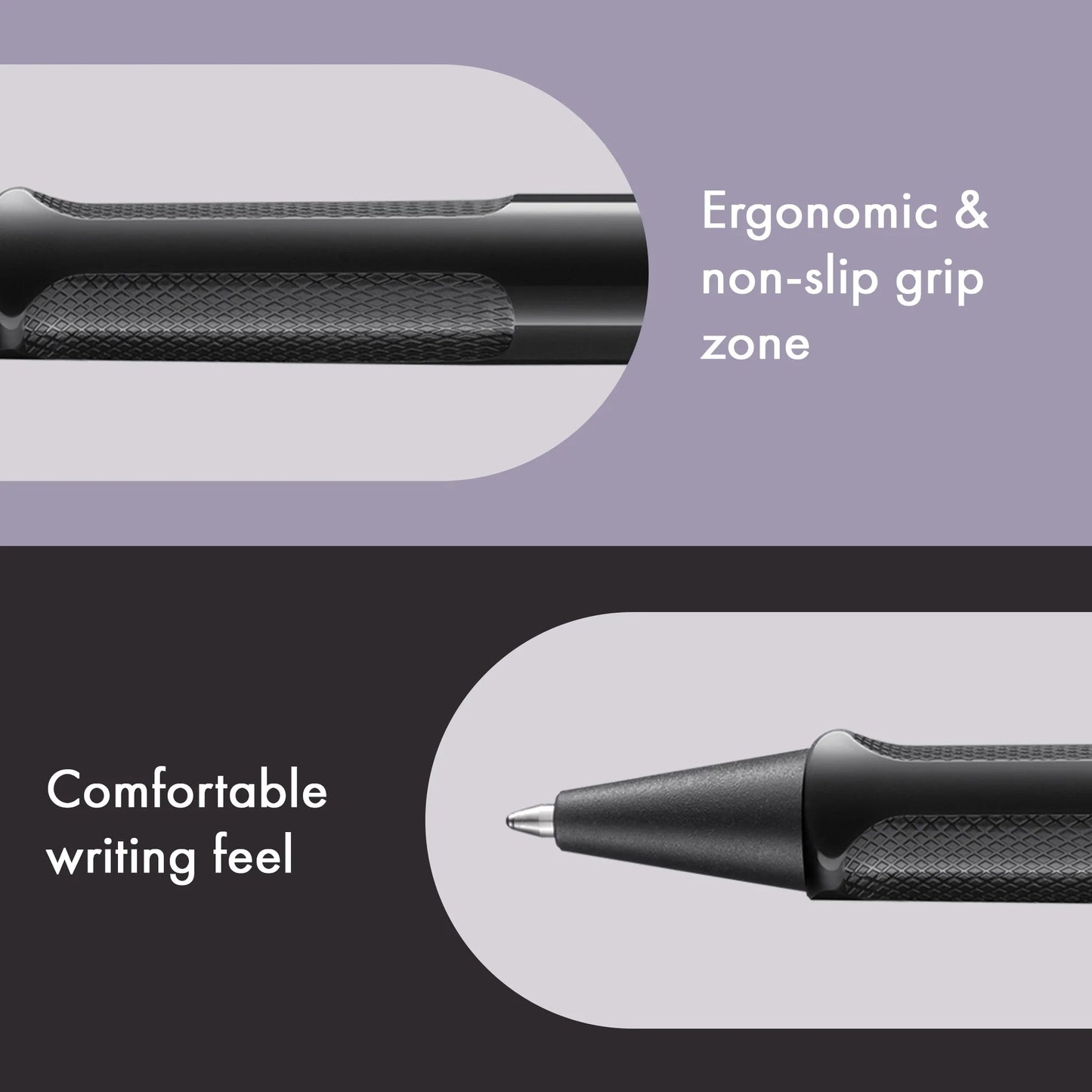 Lamy 2C6 Safari Mateorite Black Ball Pen