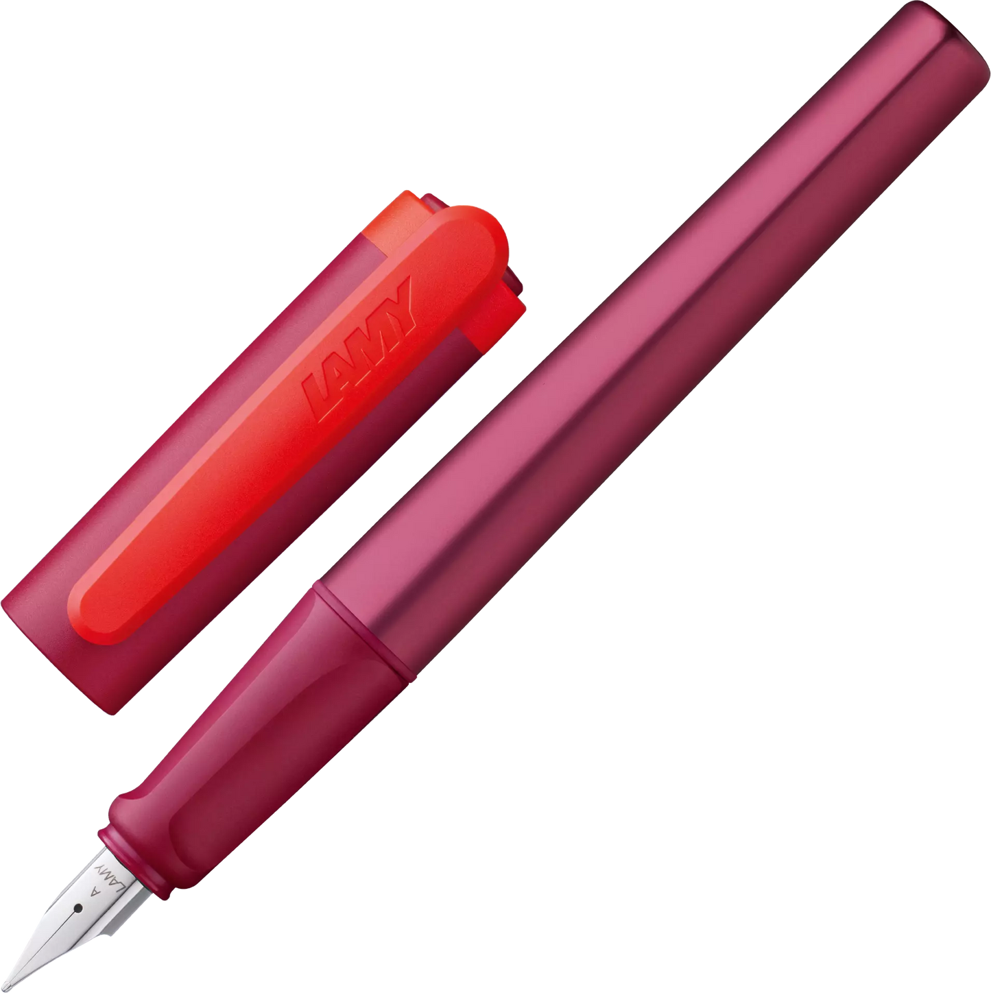Lamy 0B7M Nexx Multi Red M Fountian Pen Medium