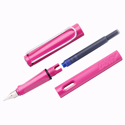 Lamy 013M Safari Safari Pink Medium Fountain Pen Medium