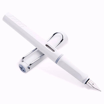 Lamy 019B Safari White B Fountain Pen Broad