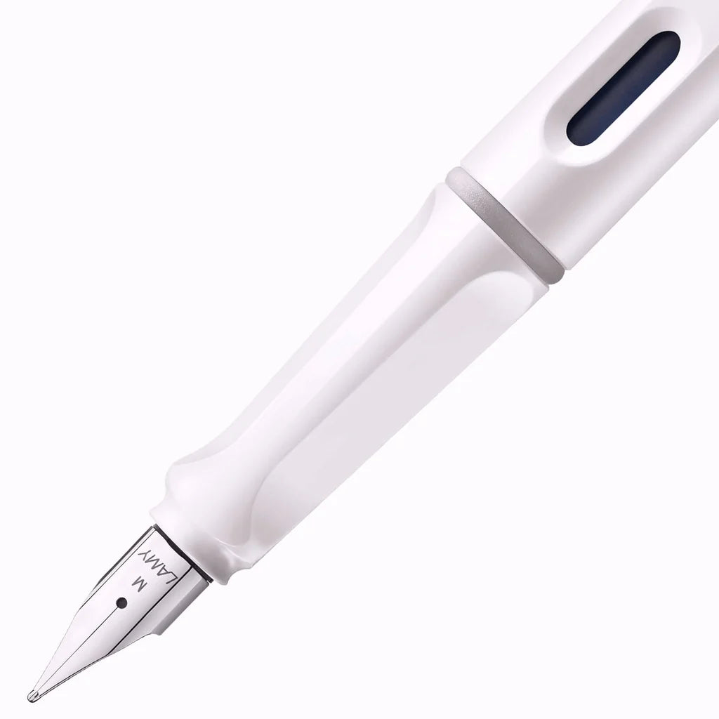 Lamy 019F Safari White Fine Fountain Pen Fine