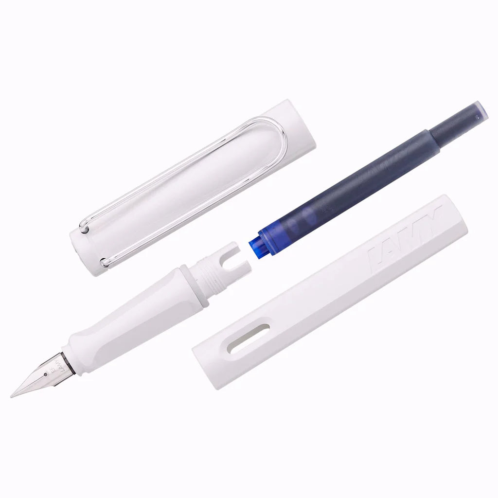 Lamy 019EF Safari White Extra Fine Fountain Pen Extra Fine