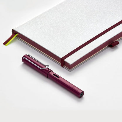 Lamy 029M Al-Star Black Purple M Fountain Pen Medium