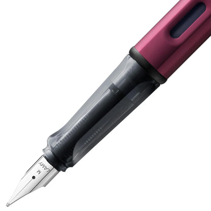 Lamy 029B Al-Star Black Purple Fountain Pen Broad