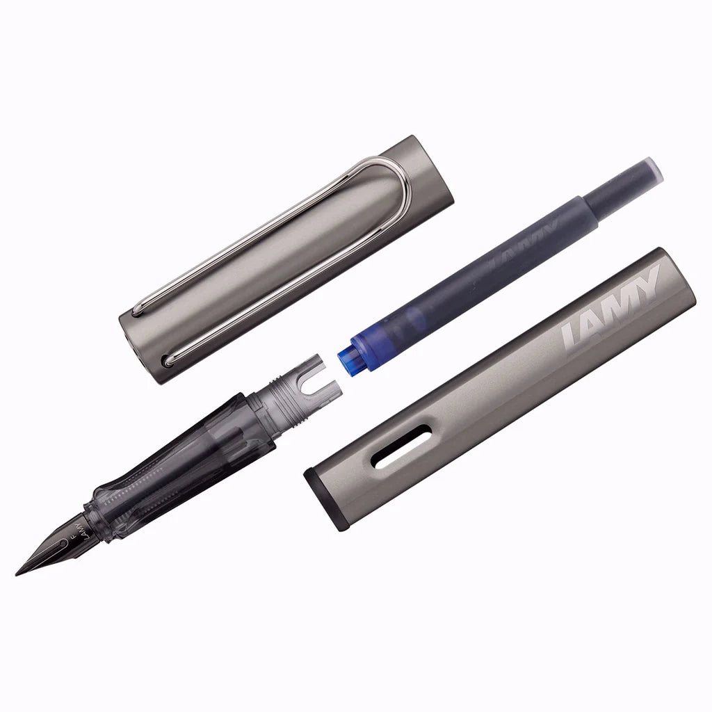 Lamy 057M Lx Anodised Ruthnium Gunmetal Fountain Pen Medium