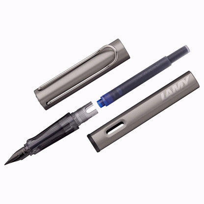 Lamy 057M Lx Anodised Ruthnium Gunmetal Fountain Pen Medium