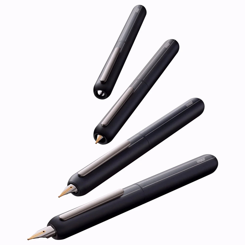 Lamy 074M Dialog 3 Matte Black M Gold Fountain Pen Medium