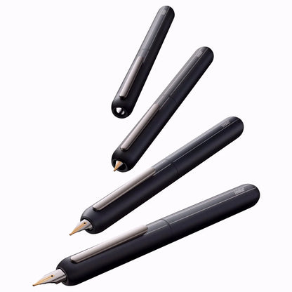 Lamy 074M Dialog 3 Matte Black M Gold Fountain Pen Medium