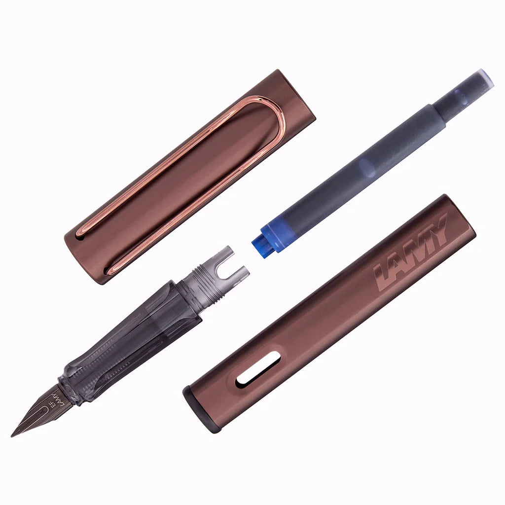 Lamy 090M Lx Marron Fountain Pen Medium