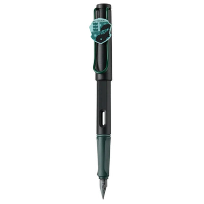 Lamy 0B5M Safari Slytherin Fountain Pen - Green Medium
