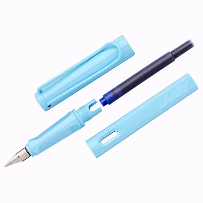 Lamy 0D1M Safari Aqua Sky Fountain Pen Medium
