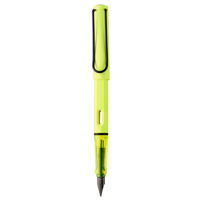 Lamy 0C8M Safari Neon Yellow Medium Fountain Pen