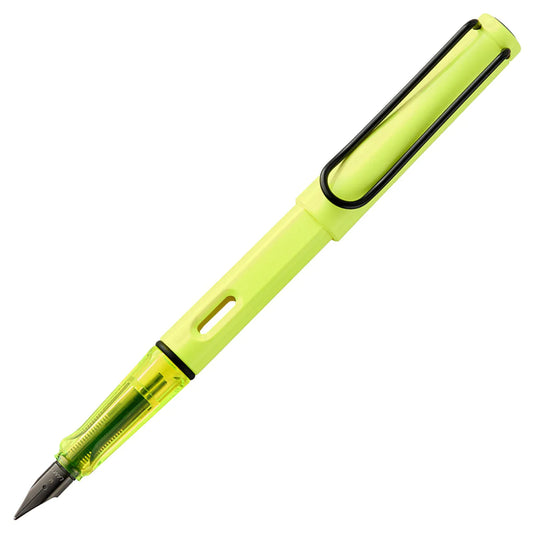 Lamy 0C8M Safari Neon Yellow Medium Fountain Pen