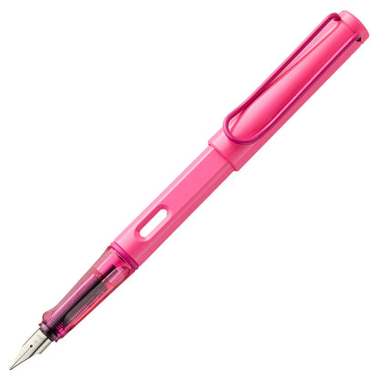 Lamy 0C9M Safari Neon Pink Fountain Pen  Medium
