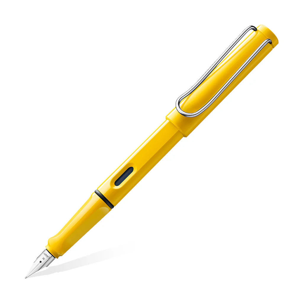 Lamy 018M Safari Yellow Mediun Fountain Pen Medium