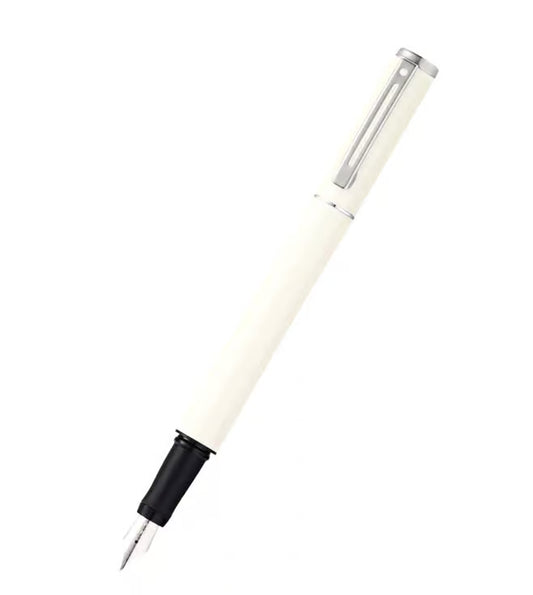 Sheaffer 9206 POP White Fountain Pen Hang Sale  Medium