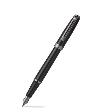 Sheaffer 9144 Prelude Black With Gunmetal Trim Fountain Pen  Medium