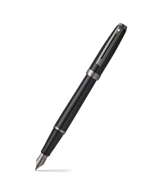 Sheaffer 9144 Prelude Black With Gunmetal Trim Fountain Pen  Medium