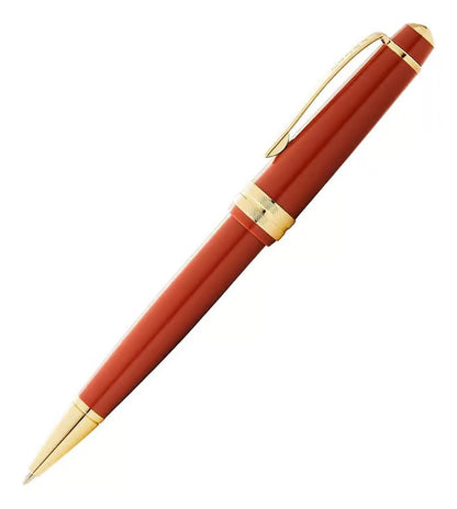 Cross 742-13 Bailey Light Amber Resin/Gold Trim Ball Pen