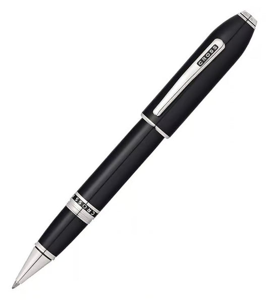 Cross 705-1 Peerless Black Lacq/Platinum Roller Pen