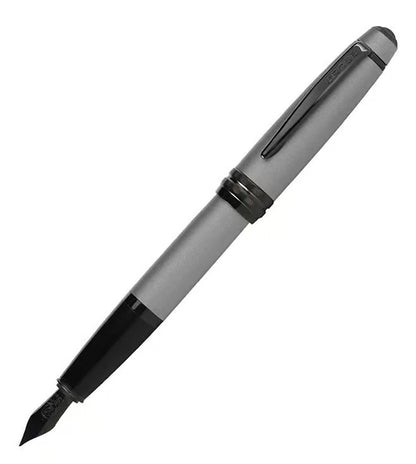 Cross 456-20 Bailey Matte Grey Fountain Pen