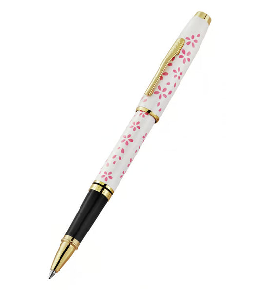 Cross 665-15 Conentry White Cherry Blossom Roller Pen