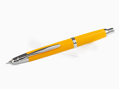 Pilot Capless 18K Yellow Chrome Trim Medium Fountain pen