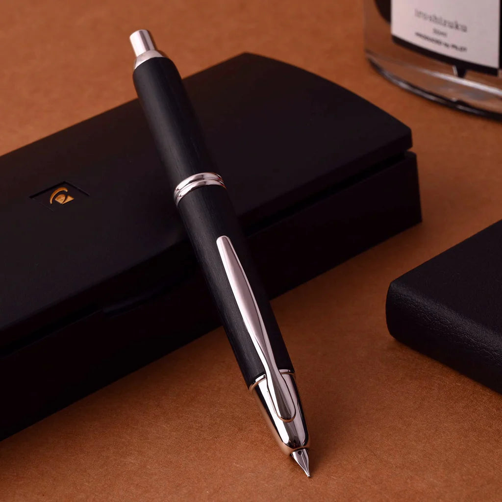 Pilot Capless Black Birch Broad Fountain Pen 2072