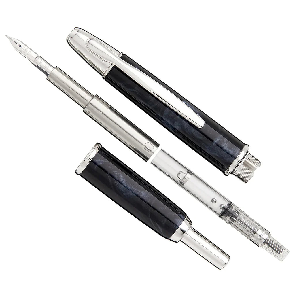Pilot Capless SE Marble Black Medium Fountain Pen 2571