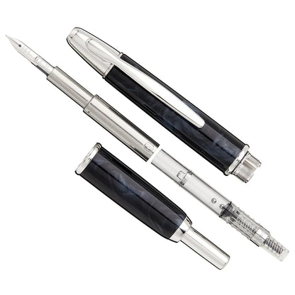 Pilot Capless SE Marble Black Medium Fountain Pen 2571