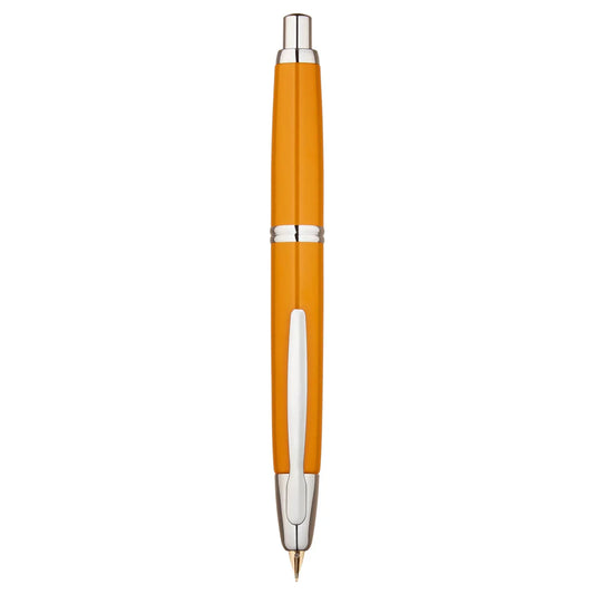 Pilot Capless 18K Yellow Chrome Trim Medium Fountain Pen 2405