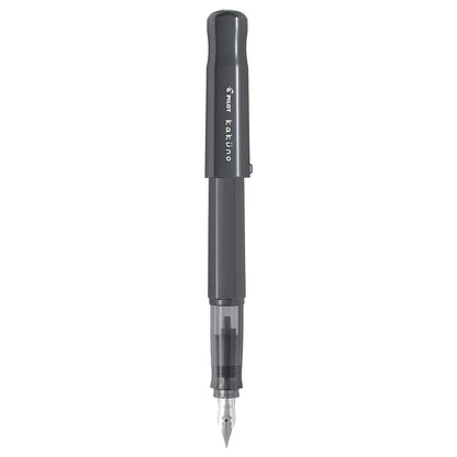 Pilot Kakuno Grey Medium Fountain Pen