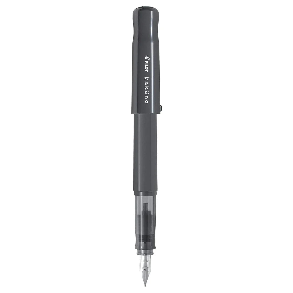 Pilot Kakuno Grey Fountain Pen Medium
