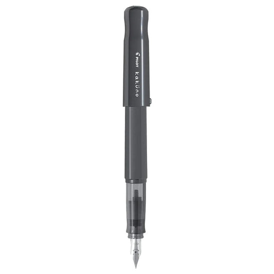 Pilot Kakuno Grey Fountain Pen Medium