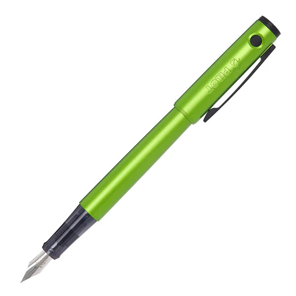 Pilot Explorer Metalic Lime Green Medium Fountain Pen