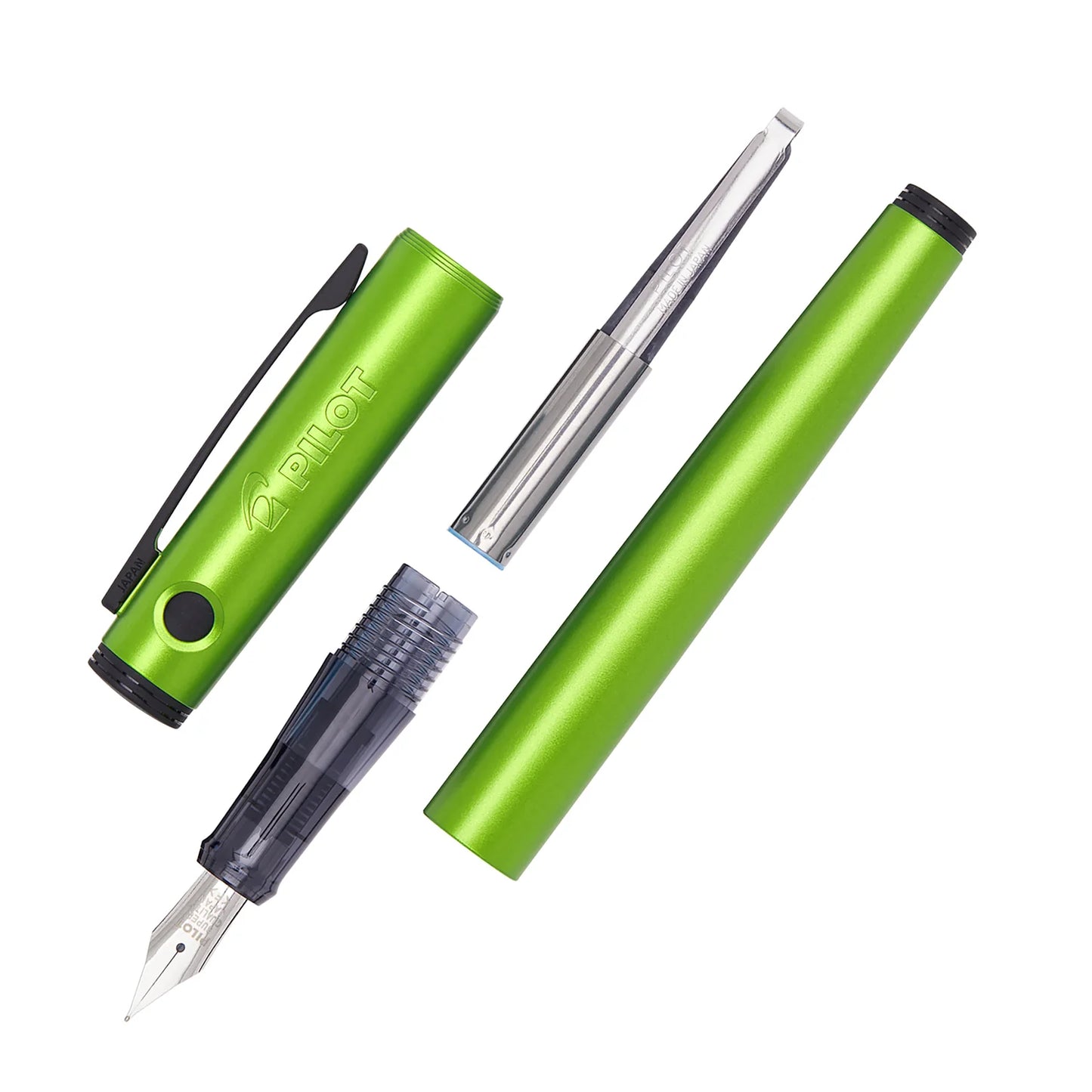 Pilot Explorer Metalic Lime Green Fountain Pen Medium