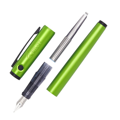 Pilot Explorer Metalic Lime Green Fountain Pen Medium