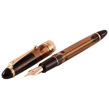 Pilot Custom 823 Brown Medium  Fountain Pen + Ink Bottle