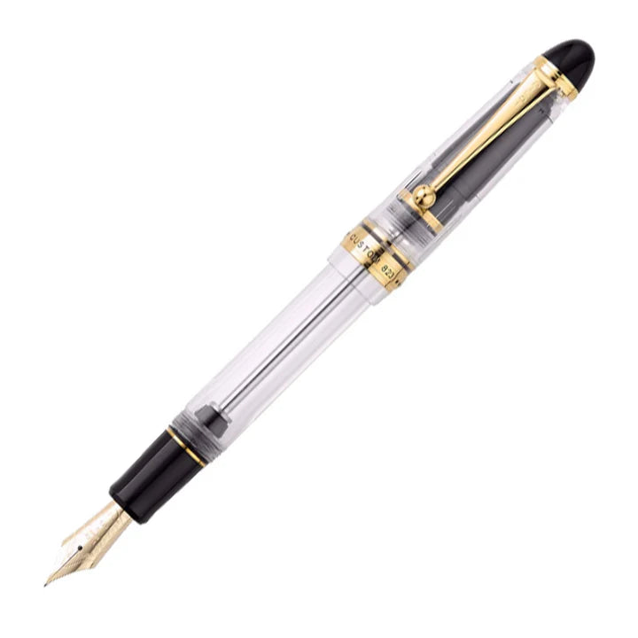 Pilot Custom 823 Clear Fountain Pen Medium + Ink Bottle 2335