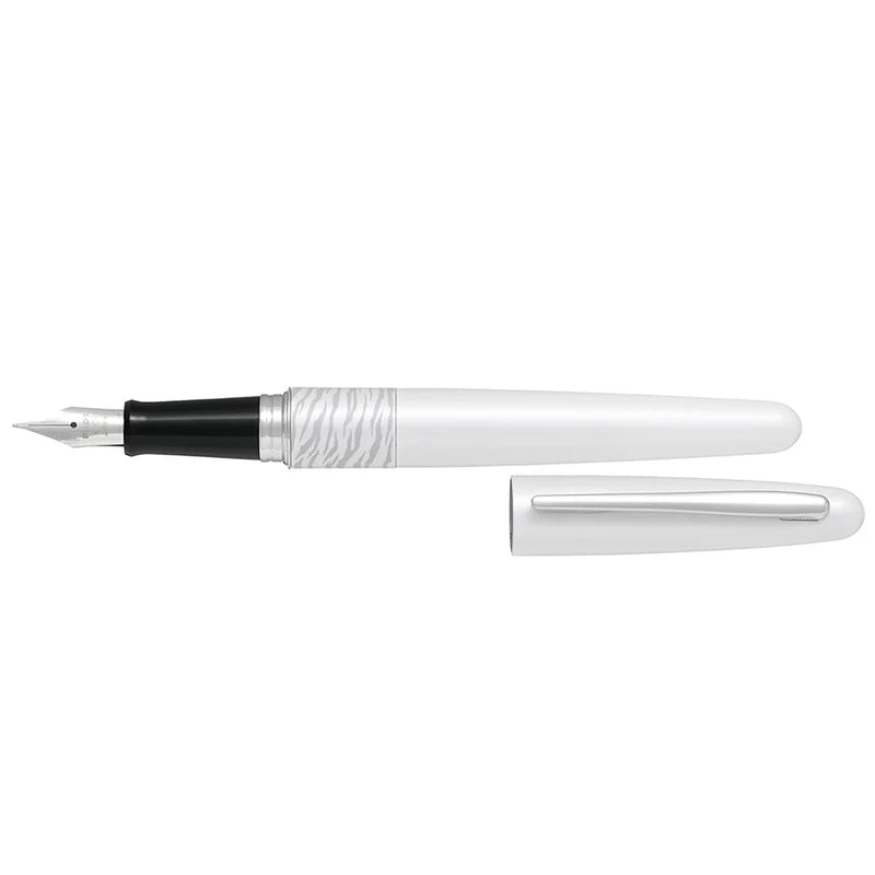 Pilot MR2 White Tiger Fine Fountain Pen