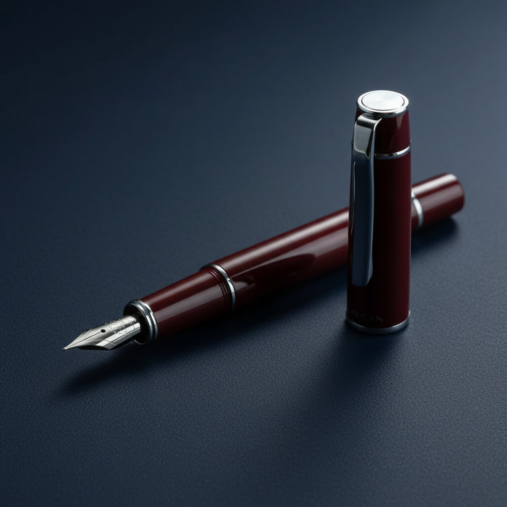 Pilot Prera Red Brown Medium Fountain Pen