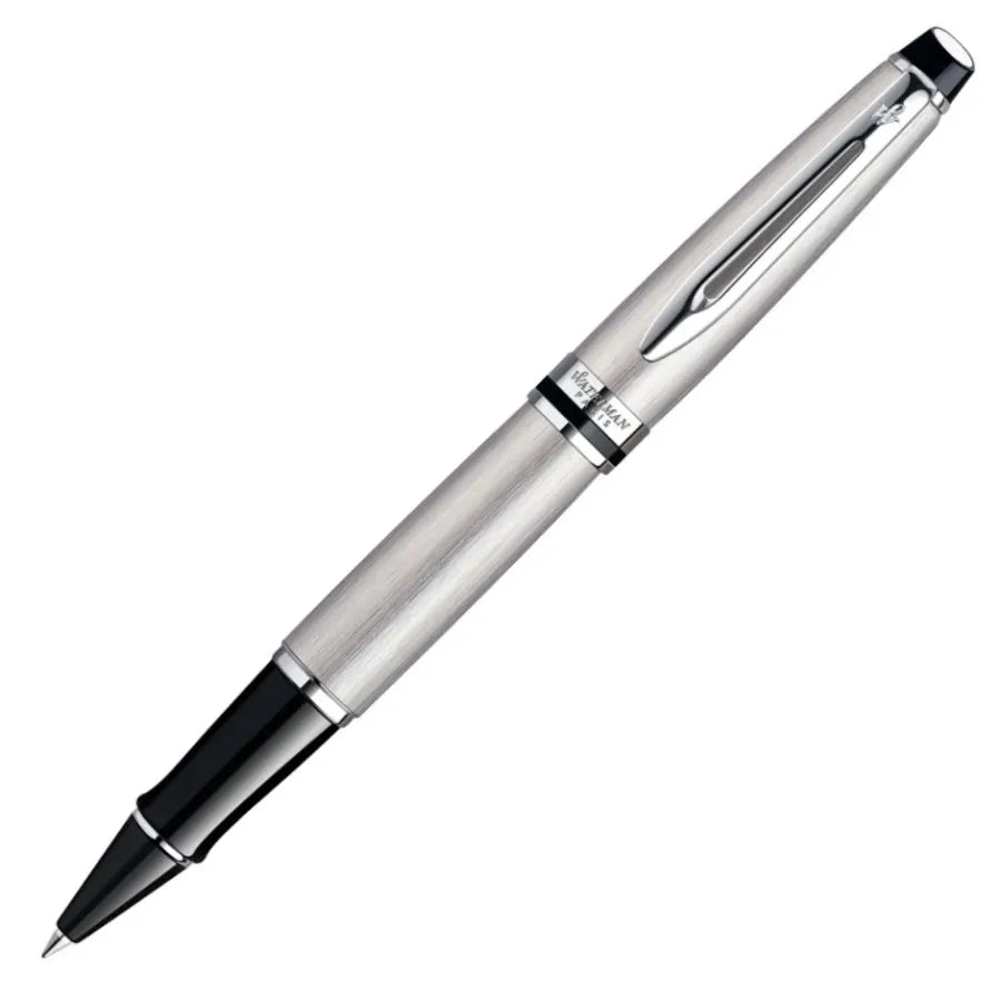 Waterman Expert Stainless Steel Chrome Trim Roller Pen