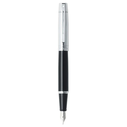 Sheaffer 9314 Black Chrome CT Fountain Pen  Medium Nib