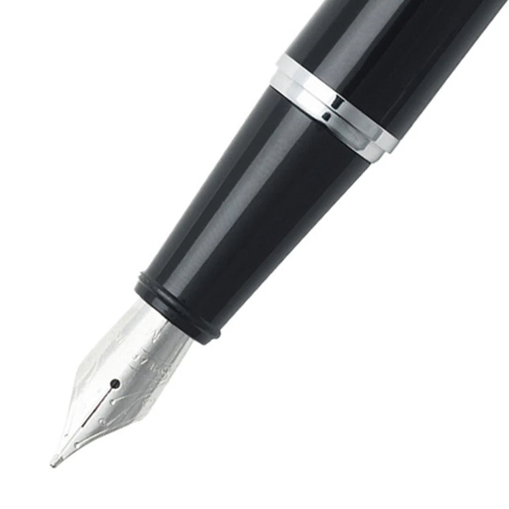 Sheaffer 9314FP Black Chrome CT Fountain Pen Fine