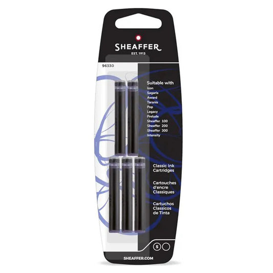 Sheaffer Cartridge Black (Set Of 5 Pcs)