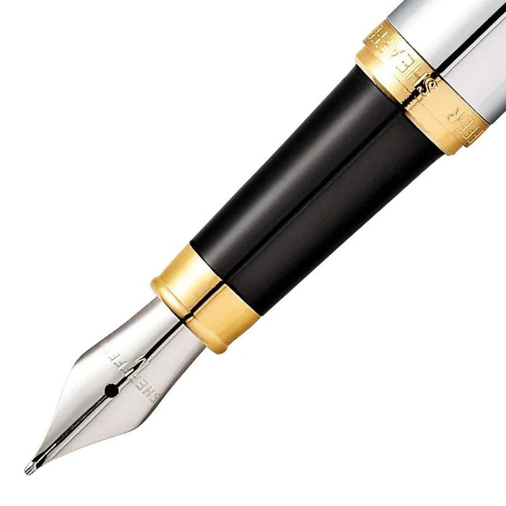 Sheaffer 9422 VFM Polished Chrm Gt Fountain Pen Medium