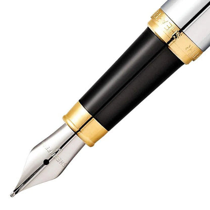 Sheaffer 9422 VFM Polished Chrm Gt Fountain Pen Medium