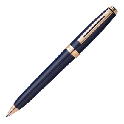Sheaffer 9143 Prelude T Blue Rose Gold Ball Pen